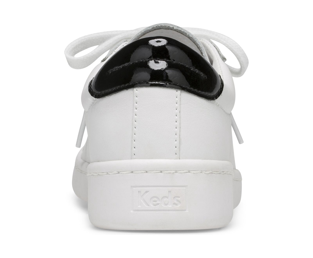 Zapatillas Keds Mujer Blancas - Ace Cuero - 592-WAUZOP